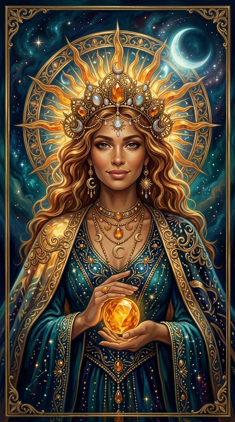 Solar Queen Goddess Wall Art